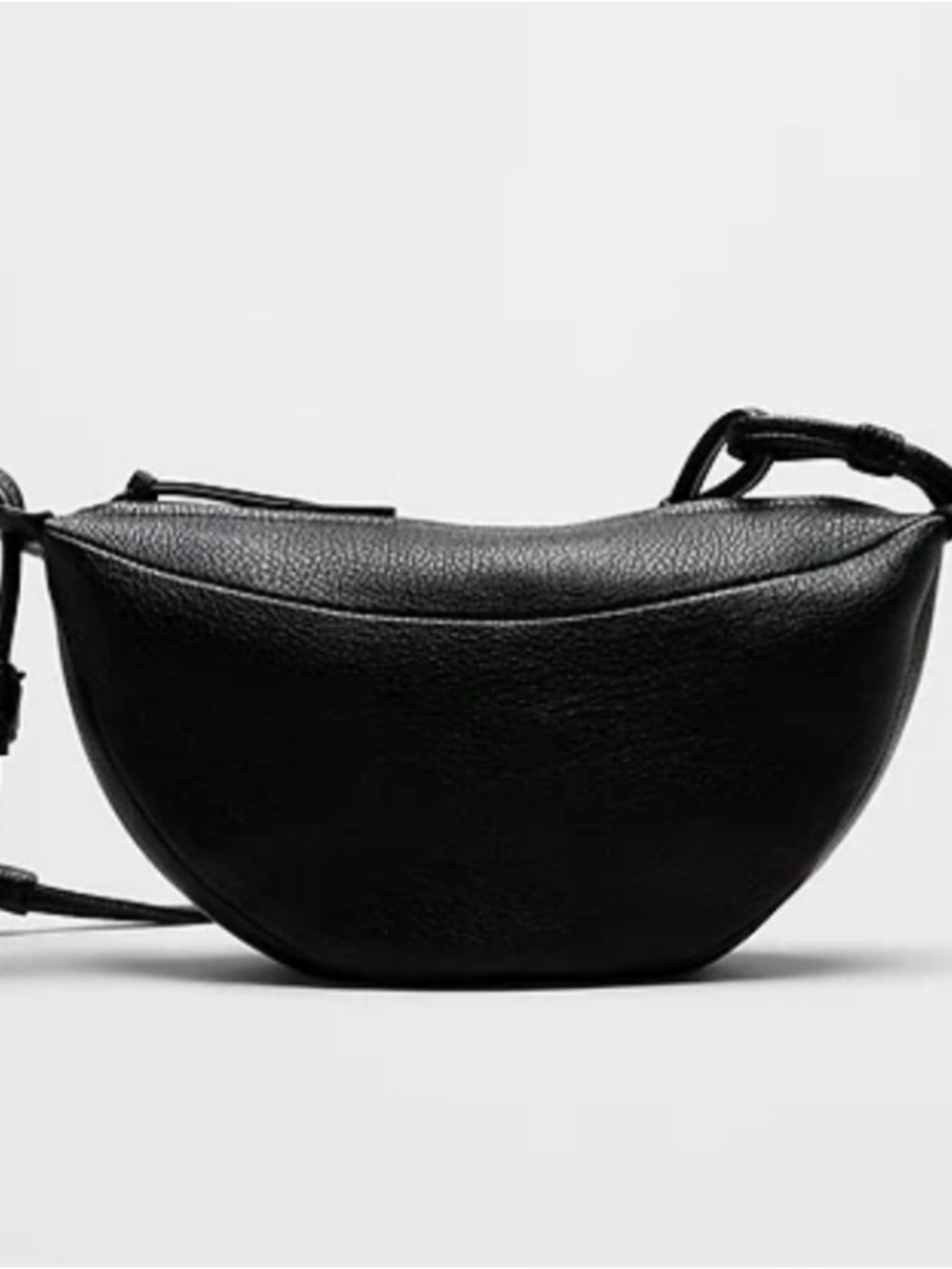 Banana Republic Black Vegan Sling Bag Crossbody Purse - Picture 6 of 6